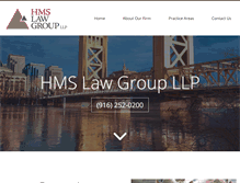 Tablet Screenshot of hmslawgroup.com